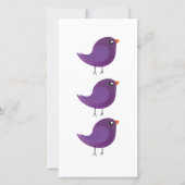 Save The Date Enfants mignonette birdy (Devant)