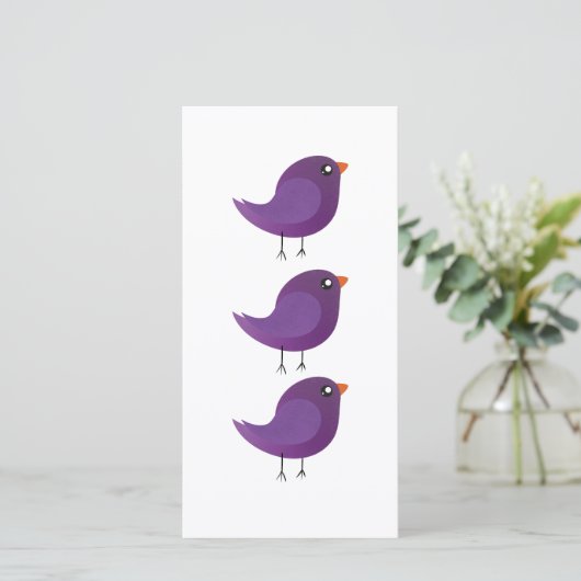 Save The Date Enfants mignonette birdy (Debout devant)