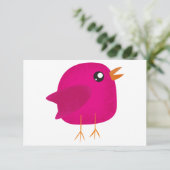 Save The Date Enfants oiseau mignon (Debout devant)