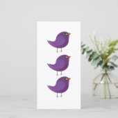Save The Date Enfants oiseau mignon (Debout devant)
