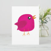 Save The Date Enfants oiseau mignon (Debout devant)
