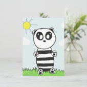 Save The Date Enfants Panda (Debout devant)