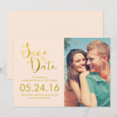 Save The Date Enfiler un script élégant Enregistrer la date (Devant / Derrière)