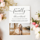 Save The Date Enfin enregistrer le script date simple photo chic