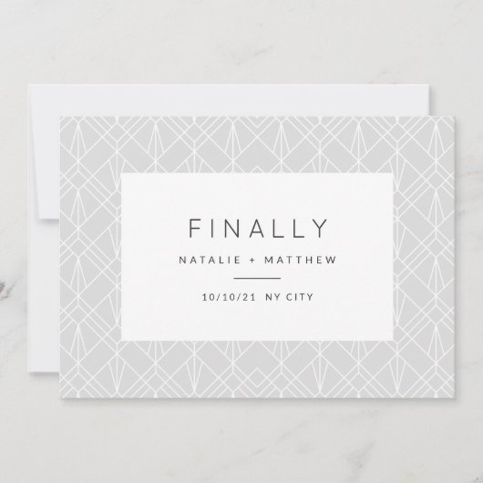 Save The Date Enfin, enregistrez l'annonce de date (Devant)