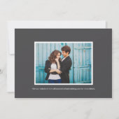 Save The Date Enfin Faux Foil Calligraphy Script Enregistrer la  (Dos)