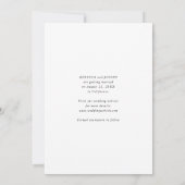 Save The Date Enfin Photo de mariage Old Money (Dos)