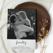 Save The Date Enfin | Photo Simple Enregistrer La Date Annonce