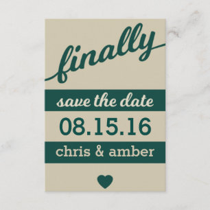 Save The Date Enfin ! Réservez la date