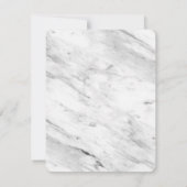 Save The Date Enfin une partie Texte simple Noir & Blanc Minimal (Dos)