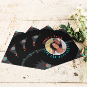 SAVE THE DATE ENREGISTREMENT VINYL UNIQUE PHOTO CODE QR ENREGIST