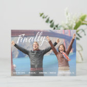 Save The Date Enregistrer la bande bleue de la date (Debout devant)