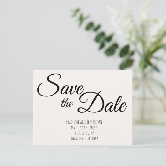 Save the date! Enregistrer La Carte Postale Date I (Debout devant)
