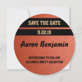 Save The Date Enregistrer la collection Date for Hoops (Dos)