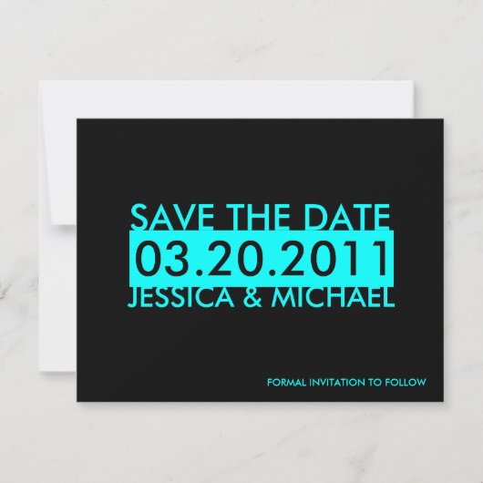 Save The Date Enregistrer la date (Devant)