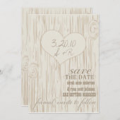 Save The Date Enregistrer la date (Devant / Derrière)