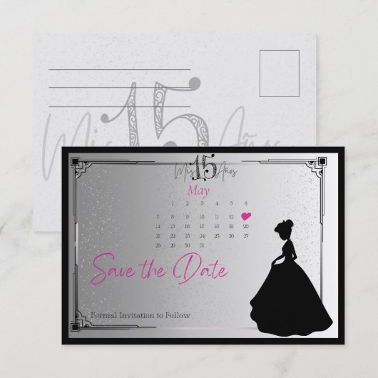 Save The Date Enregistrer la date (Devant / Derrière)