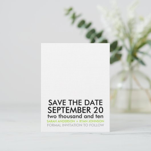 Save The Date Enregistrer la date (Debout devant)
