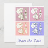 Save The Date Enregistrer la date (Devant / Derrière)