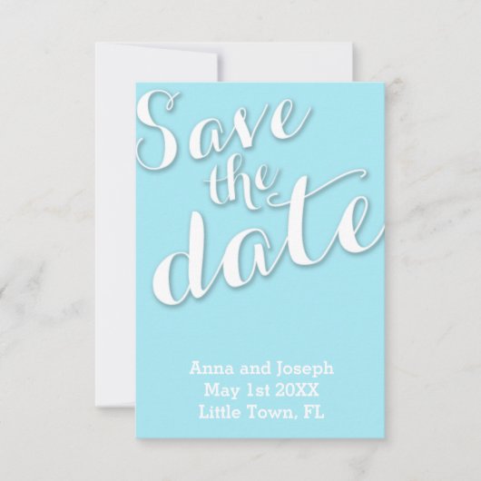 Save The Date Enregistrer la date (Devant)