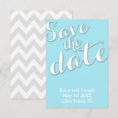 Save The Date Enregistrer la date (Devant / Derrière)