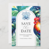 Save The Date Enregistrer La Date Annonces Du Mariage Key West (Devant)