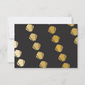 Save The Date Enregistrer La Date Art Déco Wedding Party Gold In (Dos)