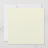 Save The Date Enregistrer la date Classical Beige (Dos)