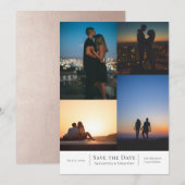 Save The Date Enregistrer la date Collage Mariage Personnalisé (Devant / Derrière)