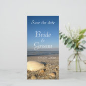 Save The Date ENREGISTRER LA DATE - Coquilles sur la plage (Debout devant)