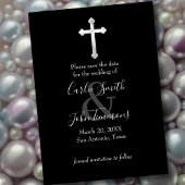 Save The Date Enregistrer la date Croix précoce n'importe quelle