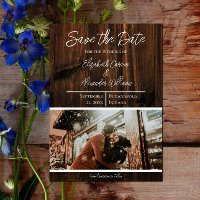 Enregistrer la date de la photo rustique