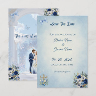 Save The Date Enregistrer la date de mariage minimaliste | Quelq