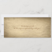 Save The Date enregistrer la date d'embarquement billets vintage (Dos)