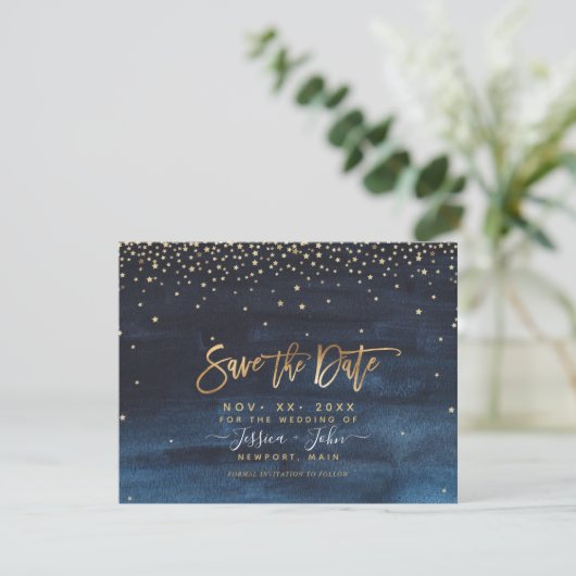 Save The Date Enregistrer la date, écrite dans les étoiles (Debout devant)