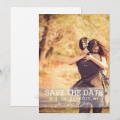 Save The Date Enregistrer la date - Enregistrer la date II (Devant / Derrière)