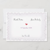 Save The Date Enregistrer la date fine art papier gaufré classe (Devant)