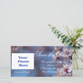 Save The Date enregistrer la date, fleur de cerisier (Debout devant)