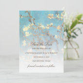 Save The Date Enregistrer la date Fleurs d'amandes (Debout devant)