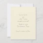 Save The Date Enregistrer la date Fleurs de cerisiers (Dos)