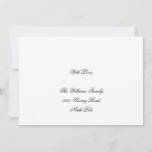 Save The Date Enregistrer La Date Gold Script Ruban Noël Fête (Dos)