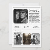 Save The Date Enregistrer La Date Journaux Mariage Occidental (Dos)