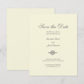 Save The Date Enregistrer la date // La collection Elegance (Devant / Derrière)