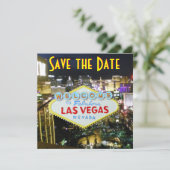 Save The Date Enregistrer la date Las Vegas Mariages (Debout devant)