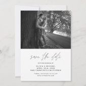 Save The Date Enregistrer la date manuscrite Mariage photo autom (Dos)