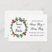 Save The Date Enregistrer La Date Mariage Cactus Fiesta Cards (Devant / Derrière)