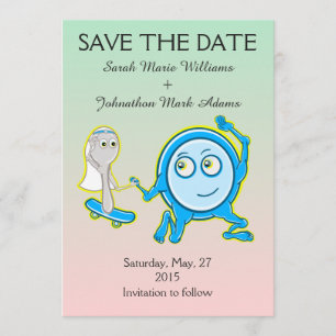 Save The Date Enregistrer la date Mariage de rime de la pépinièr