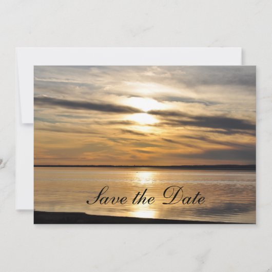 Save The Date Enregistrer la date - mariage d'or (1) (Devant)