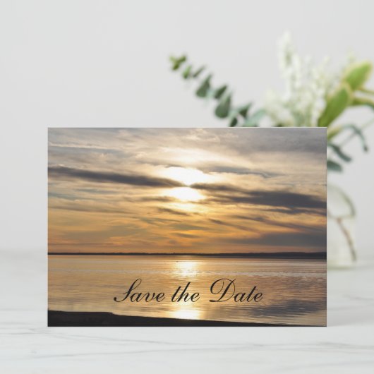 Save The Date Enregistrer la date - mariage d'or (1) (Debout devant)