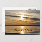 Save The Date Enregistrer la date - mariage d'or (1) (Devant / Derrière)